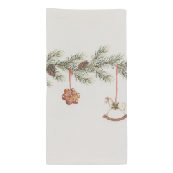 Chic Antique - Aix Stofserviet m. ranke L40/B40 cm creme Bomuld