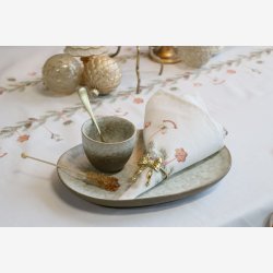 Chic Antique - Aix Stofserviet m. ranke L40/B40 cm creme Bomuld