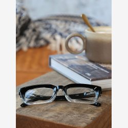 Chic Antique - L�sebriller Sort/klar Inklusive etui
