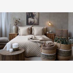 Chic Antique - Aix Bl�dt Pudebetr�k Linned L70xW50 cm.