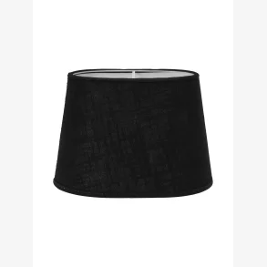 Lampesk�rm Oval Omera Classico Sort 23 cm. 