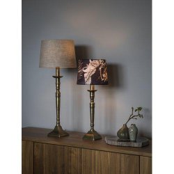 PR HOME - Salong Lampefod, Messing, 53cm.