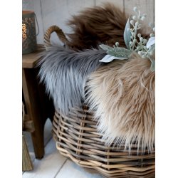 Chic Antique - Imiteret Skind gr L 90 B 60cm.