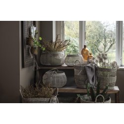 Ib Laursen | Kurv i s�gr�s � 30 H 34 cm. 