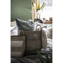 Ib Laursen | Kurv i s�gr�s � 30 H 34 cm. 