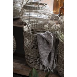 Ib Laursen | Kurv i s�gr�s � 30 H 34 cm. 