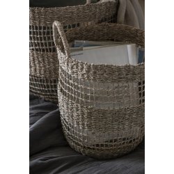 Ib Laursen | Kurv i s�gr�s � 30 H 34 cm. 