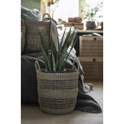 Ib Laursen | Kurv i s�gr�s � 30 H 34 cm. 