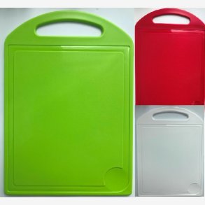 Skrebrt st m/3 stk. rd, grn & hvid