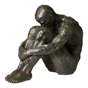 Speedtsberg - AYA Figur Mand Poly L: 40 B: 23 H: 34 cm. 