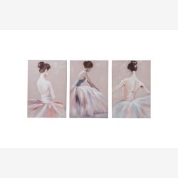Speedtsberg - Noa canvas billeder/malerier ballerina st m/3 stk. 40 x 60 cm. 
