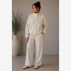 Marta Du Chateau - MdcLumi Jakke Beige Onesize