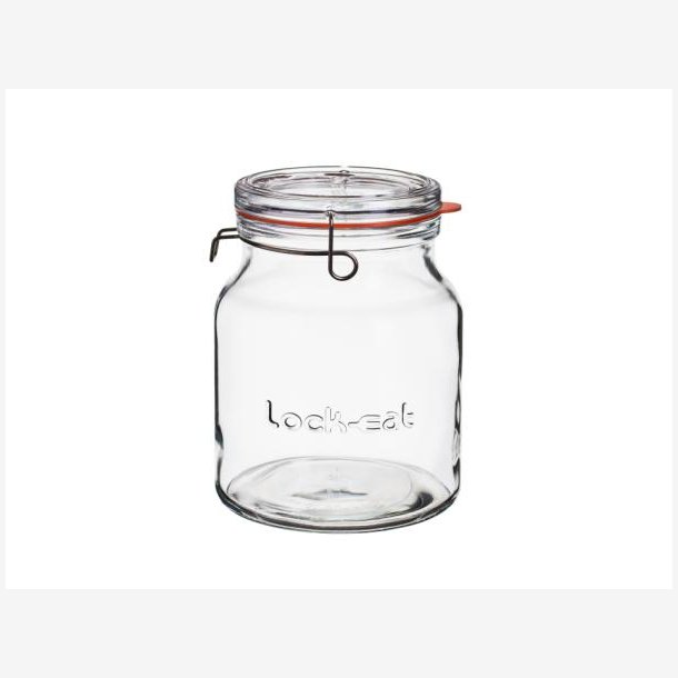 Luigi Bormioli - Lock Eat Sylteglas med patentlg buttet Dia 14,5 x 19 cm 2 liter Klar