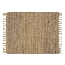Speedtsberg - Gulvtppe m/frynser jute L: 140 B: 200 cm.
