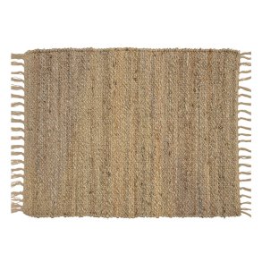 Speedtsberg - Gulvtppe m/frynser jute L: 140 B: 200 cm.