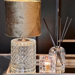 Speedtsberg - Dida Bordlampe Glas/Beige H29cm.