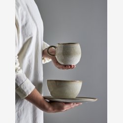 Bloomingville - Sandrine Krus Natur Stentj : 10,5 H: 9,5 cm. 