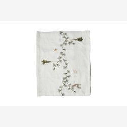 Speedtsberg - jule bordlber m/broderi 35x160 cm. 