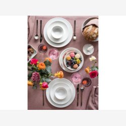 Pillivuyt Pliss Tallerken flad Dia 28 cm Hvid