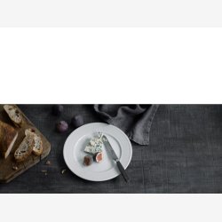 Pillivuyt Pliss Tallerken flad Dia 28 cm Hvid