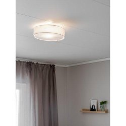 PR HOME - Sam Loftlampe, Hvid, 33cm.