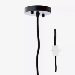 Madam Stoltz - Rattan loftlampe i flet D 48 H28,5 cm