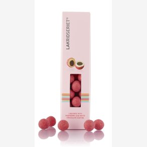 Lakridseriet - Tokyo lakrids m/hindbr & hvid chokolade ca. 120g.