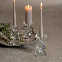 Speedtsberg - Noa Lysestage Krystal 9x9x17