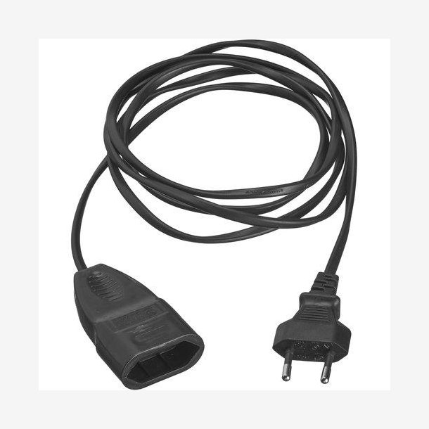PR Home - Forl�ngerledning EU Sort 2 meter
