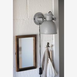 Ib Laursen dobbelt knage messing look B:6 H:4 D:3cm.