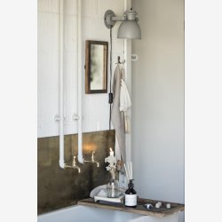 Ib Laursen dobbelt knage messing look B:6 H:4 D:3cm.