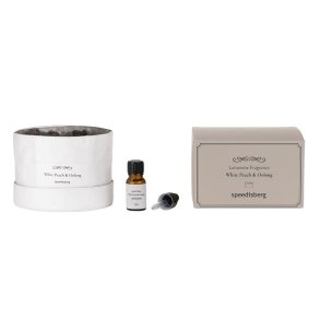 Speedtsberg - Duft diffuser m/lavasten & duft olie 10ml White Peach & Oolong