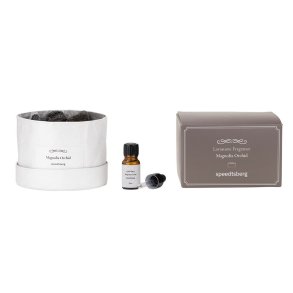 Speedtsberg - Duft diffuser m/lavasten & 10ml Duft olie Magnolia Orchid