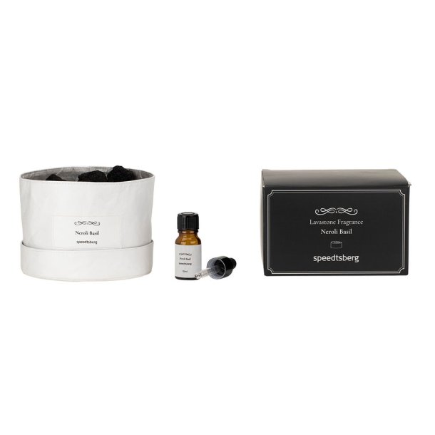 Speedtsberg - Duft diffuser m/lavasten &amp; duftolie 10ml Neroli Basil