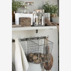 Ib Laursen knagerkke m/3knager stl look H:4,5 L:30,5 D:3,7cm.