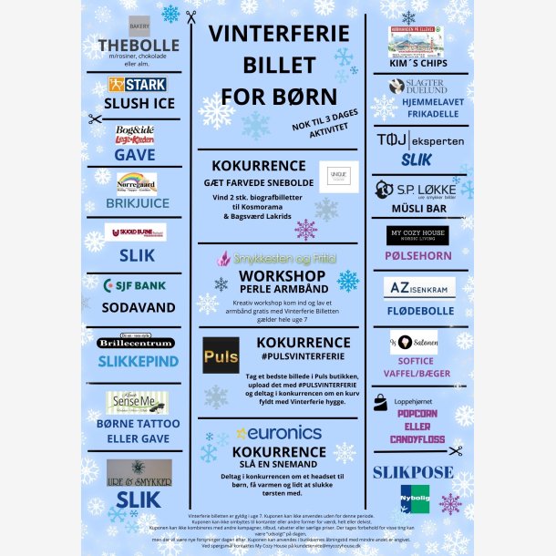 Vinterferie Billet For B�rn - FORUDBESTIILING - Begr�nset antal