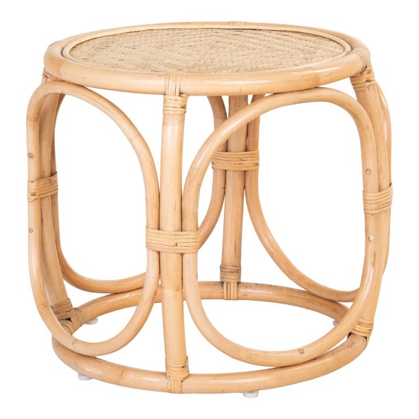 House Nordic - Aledo hjrnebord i rattan, 45x45x43 cm