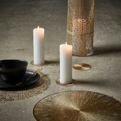 Speedtsberg - Glasbrik Trstamme Mnster : 10 cm. Pvc. Guld