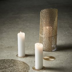 Speedtsberg - Glasbrik Hulmnster : 10 cm. pvc. Guld