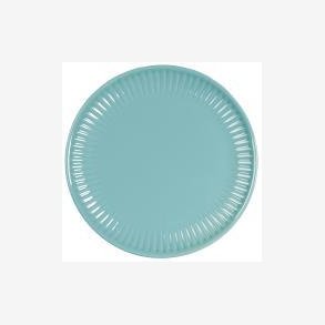 Ib Laursen - Frokosttallerken Mynte Aqua Haze H2/19,5cm. 2 Sortering