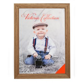 By ADJ - Fotoramme i massiv mrk Eg 12 mm. 21x29,7cm. A4