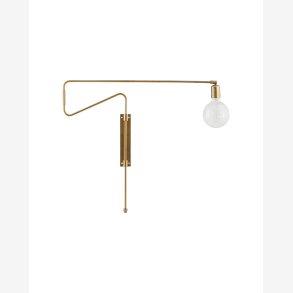 House Doctor - V�glampe Messing 70 cm.