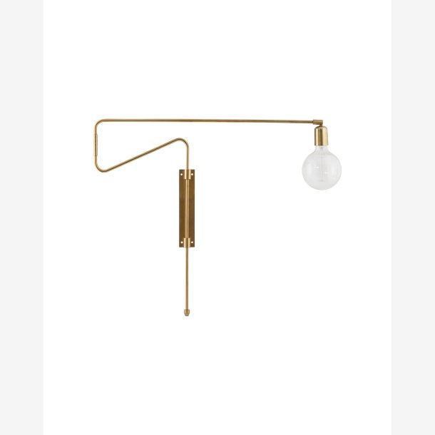 House Doctor - V�glampe Messing 70 cm.