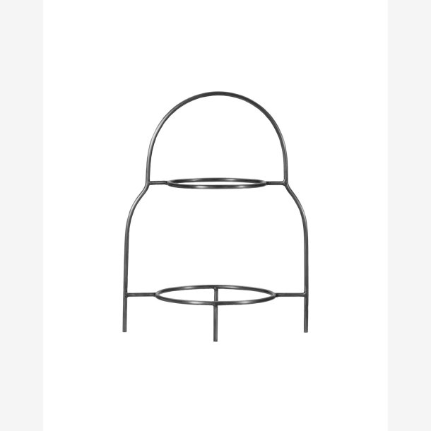 House Doctor - Tallerkenopsats S�lv finish 24,5x17,2x32 cm.