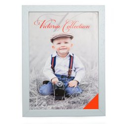 By ADJ - Fotoramme i hvid malet massiv tr� 12 mm. 15x21 cm. 