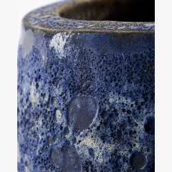 House Doctor - Urtepotte Lert�j Bl� H: 20,5 �: 28 cm.