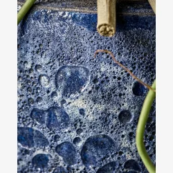 House Doctor - Urtepotte Lert�j Bl� H: 20,5 �: 28 cm.