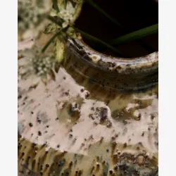 House Doctor - Vase Keramik Brun H: 8,5 �: 8,5 cm. 