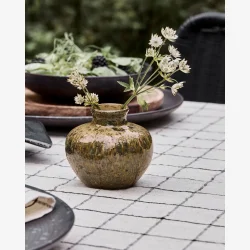 House Doctor - Vase Keramik Brun H: 8,5 �: 8,5 cm. 