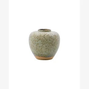 House Doctor - Vase Keramik Gr� H: 9  �: 9,5 cm.